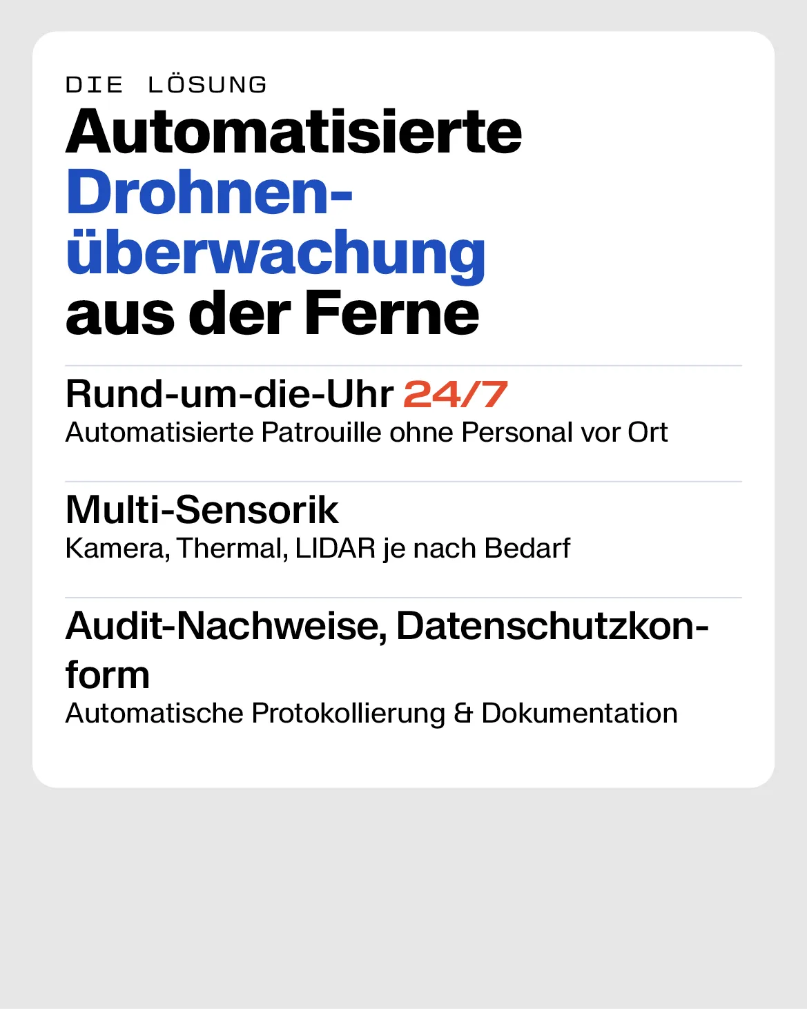 KRITIS monitoring with a drone